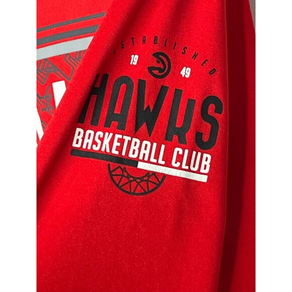 Atlanta Hawks T Shirt Mens Medium Top Basketball Tee NBA Graphic Activewear Gym - Picture 6 of 13